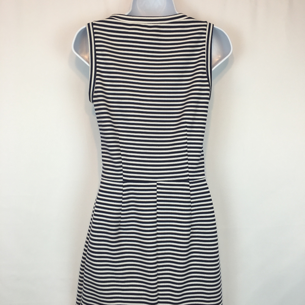 Women's Zara Basic striped dress - Picture 3 of 5